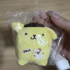 サンリオ★ポムポムプリン★リンリン鈴ぬいぐるみマスコット★マフィンといっしょ♪