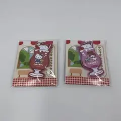 ハローキティ・マイメロディ アクリルキーホルダー 2個セット