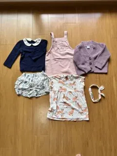 【6点セット】子供服 まとめ売り サイズ80cm（男の子/女の子/男女兼用）