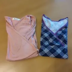 Milk tea 授乳服 長袖カット