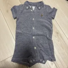 Ralph Lauren グレー ポロロンパース 6M