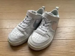 Nike キッズスニーカー ホワイト/グレー/ピンク