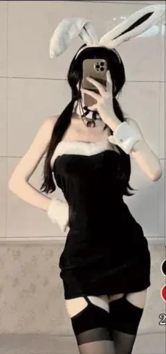 バニーガールコスチューム ブラック