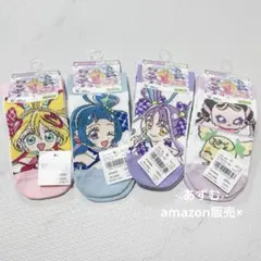 キミとアイドルプリキュア　靴下　キッズ靴下　クルー丈　15〜20cm