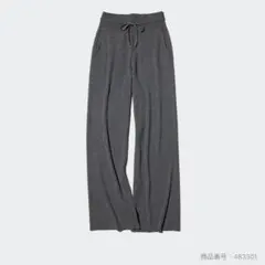 ユニクロ ウォッシャブルニットリブパンツ Sサイズ ポケット付き
