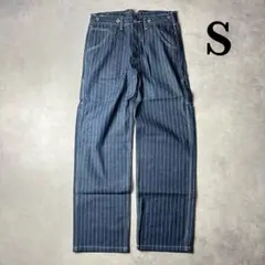 ✅新品未使用 ウォバッシュ　デニム　アメカジ　パンツ　ヒッコリー　ストライプ　Sのサムネイル