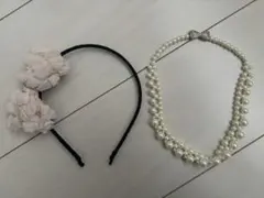 子供用　カチューシャ　ネックレス　オンワード