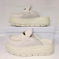 新品】エア ジョーダン ミュール 厚底 スエード ローファー サンダル
