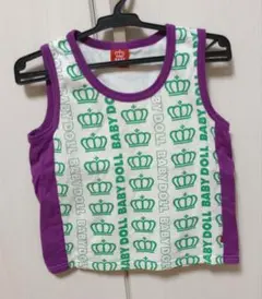 BABY DOLL ノースリーブタンクトップ 120サイズ