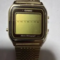 CASIO ゴールド デジタル腕時計 ホットビズ タッチスクリーン - メルカリ