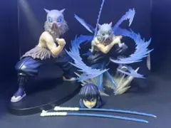 鬼滅の刃 ソーラーフィギュア 善逸 伊之助 2種セット - メルカリ