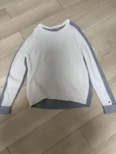 トミーヒルフィガー リブ編みニット