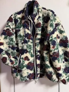 花柄フリースジャケット
