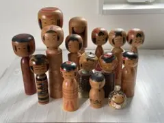 こけし 小芥子 15体セット　まとめ売り