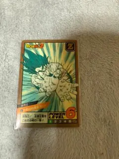 未剥がし】ドラゴンボールZ カードダス 孫悟空⑥かめはめ波全力っ