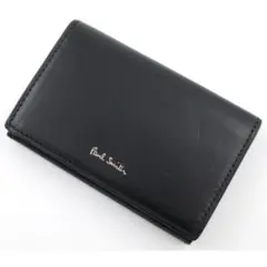 Paul Smith 名刺入れ シティエンボス ほぼ未使用品 完売品 ブラック
