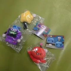 教育番組　カプセルトイ ぬいぐるみバッジ3個セット