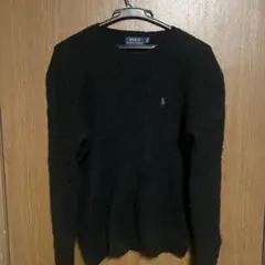 POLO RALPH LAUREN ブラック ケーブルニットセーター