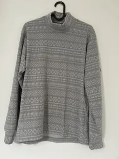 UNIQLO グレー 幾何学模様 トレーナー M