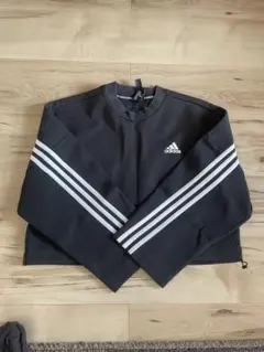 adidas 3本ライン トレーナー Mサイズ 黒のサムネイル