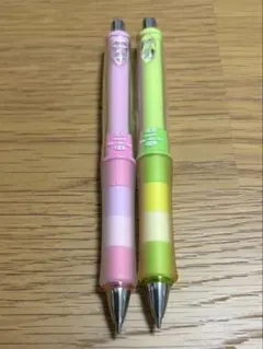 ドクターグリップ 2本セット シャーペン 0.5 ピンク 黄緑 ライトグリーン