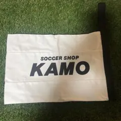 新品 KAMO カモ サッカー スパイクシューズケース 白