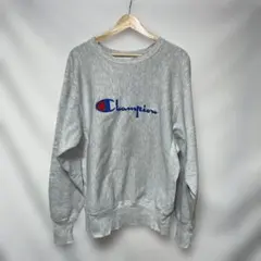 90s Champion REVERSE WEAVE L 杢グレー　霜降り