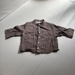 ブラウン　シャツ