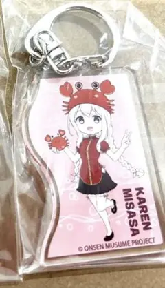 温泉むすめ　三朝歌蓮　蟹バーサリー　アクリルキーホルダー【最終値下げ】