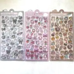 ボンボンドロップシール クーリア はむはむ、しろくろ、ももいろいちご 3枚セット