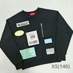 repipi armario レピピ ワッペン スウェット トレーナー 黒