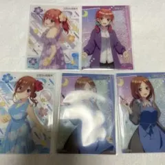 五等分の花嫁 クリアカードコレクションガム 二乃 三玖