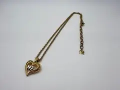 ハート ニナリッチ NINA RICCI ロゴ ネックレス ハートGPゴールド系