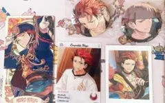 あんスタ 鬼龍紅郎 カード類＆缶バッジ