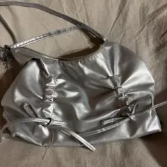 SHEIN シルバー ハンドバッグ