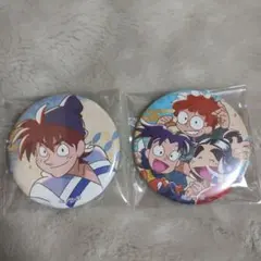 忍たま乱太郎 ヴィンテージ缶バッジ 土井半助　乱きりしん 2つセット