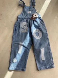 soll. the label デニムオーバーオール