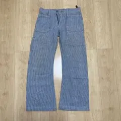BLUE BLUE ヒッコリー ストレートパンツ メンズのサムネイル