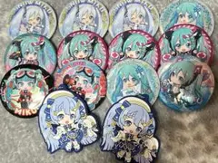 早い者勝ち✨️初音ミク 雪ミク 缶バッジ ラバーストラップ まとめ売り！