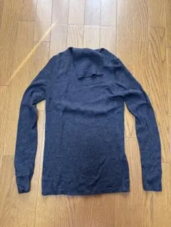 エクストラファインメリノリブタートルネックセーター