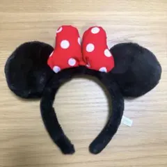 ミニーちゃん　カチューシャ 東京ディズニーリゾート　赤リボン