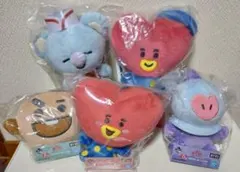 BT21　一番くじ　ぬいぐるみセット