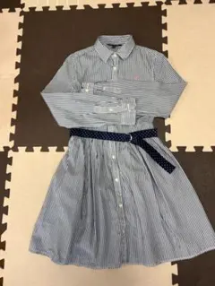 ポロ　ラルフローレン　ネイビー　ワンピース　ファーベストセット