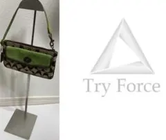 coach コーチ　ポーチ　緑