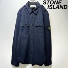 希少 STONE ISLAND 上質 ロゴ ワッペン ミリタリー 長袖 シャツのサムネイル