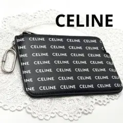 CELINE セリーヌ 財布 フラグメントケース カードケース 黒 ロゴ 美品