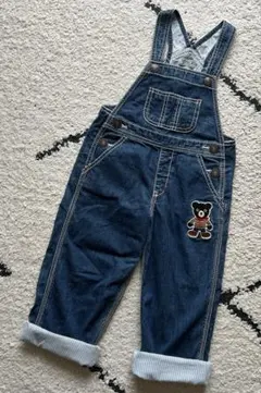 ミキハウス　DOUBLE_B オーバーオール　100㎝