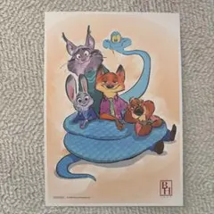 ズートピア2 映画　特典　イラストカード