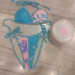 ALBA ROSA トライアングルビキニ ピンク/ブルー激レア ALBA ROSA - アルバローザ 水着の通販 by Ri's shop｜アルバローザなら