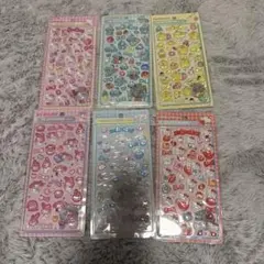 3Dステッカー 6枚セット キャラクター